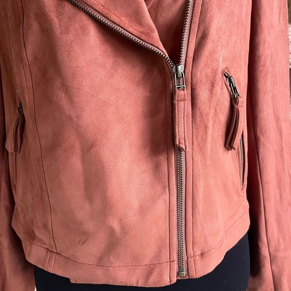 Women’s Bomber Moto Jacket Good Hart size Large NWOT - Picture 7 of 16